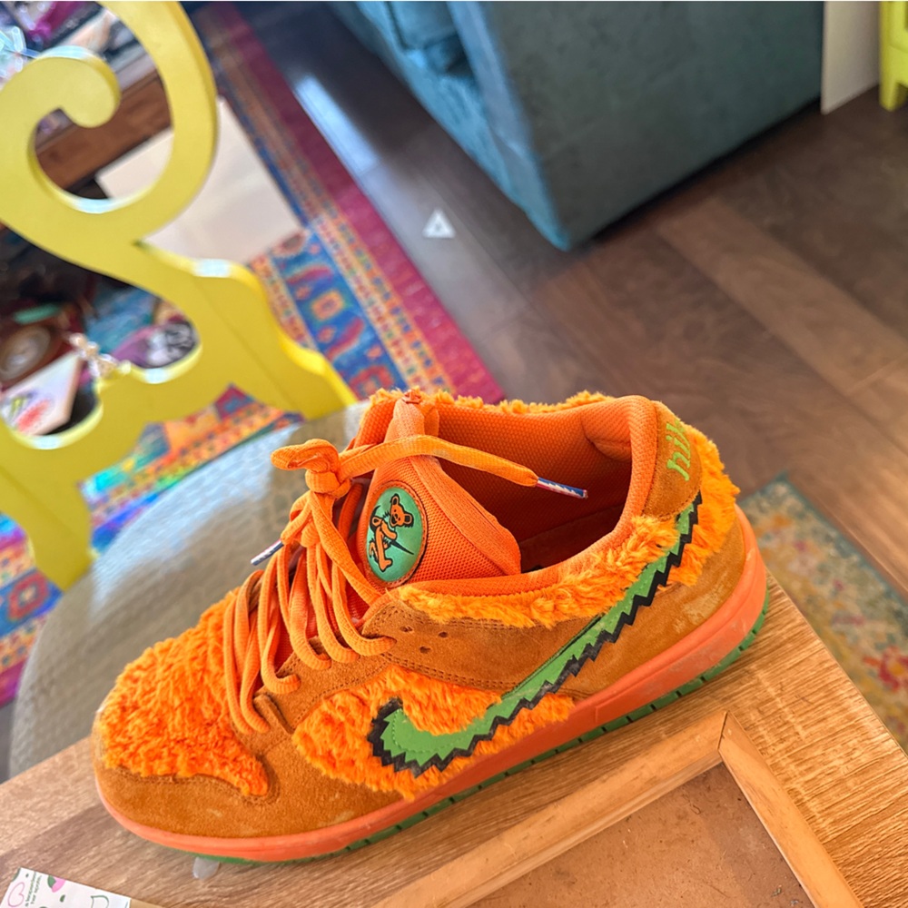 Men’s Grateful Dead Nike Dunks- Orange